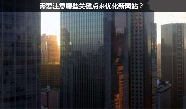 需要注意哪些關(guān)鍵點(diǎn)來優(yōu)化新網(wǎng)站？